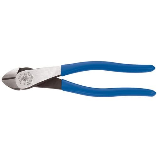 8'' Alloy Steel Diagonal Cut Pliers with Black Oxide Finish and Royal Blue Handle