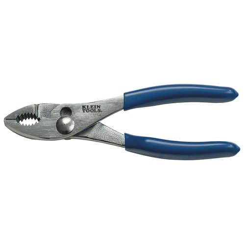 Klein Tools 8" Standard Slip Joint Pliers w/ Plastic Dipped Handle