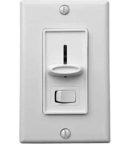 Atlas-Lutron Wall Control for AC Ceiling & Wall Fans, 3-Speed, White