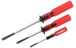 Klein Tools 3 Piece Slotted Screw Holding Screwdriver Set