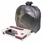 60 gal Low-Density Commercial Can Liners, Gray
