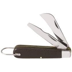 Klein Tools 2-Blade Pocket Knife - Carbon Steel Sheepfoot and Screwdriver-Tip Blades