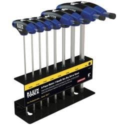 Klein Tools Metric Journeyman T-Handle Set with Stand, 8-Piece