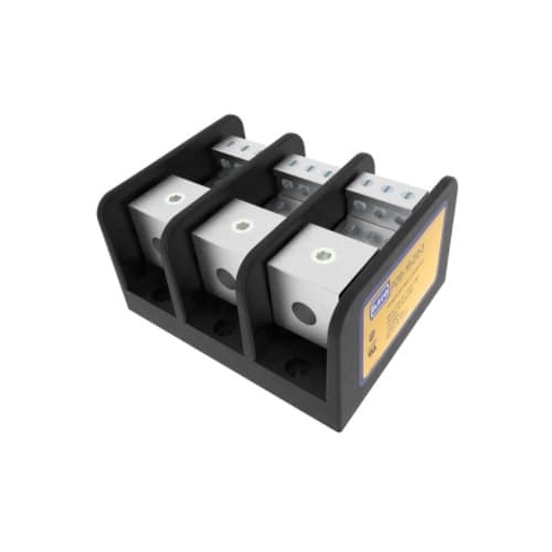 FTZ Industries Power Distribution Block, 3 Pole, 2/0-12 & 4-14 AWG