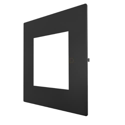 EnVision 6-in Trim for SL-PNL Series Downlights, Square, Black