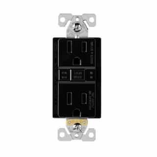 Eaton Self-Test GFCI Receptacle With Alarm & Wall Plate – 15A, 125V, White