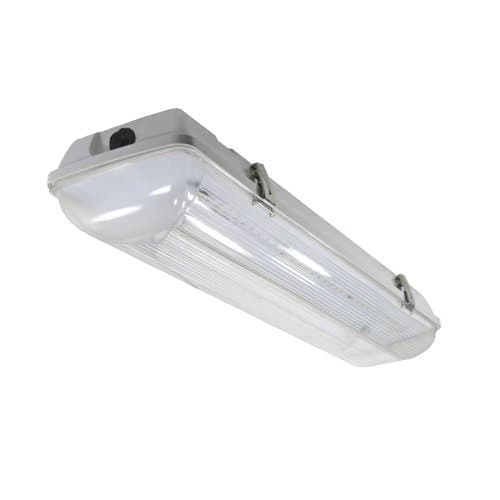 MaxLite 30W 4000K LED Vapor Tight Linear Fixture with Battery Back Up 24-Inch Universal Voltage