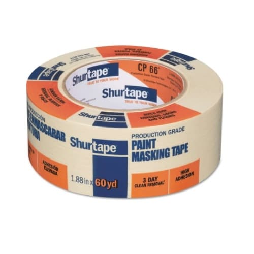Shurtape 1.88-in X 180-ft Contractor Grade Masking Tape, 5.2 Mil