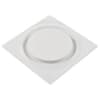 Aero Pure 16W Quiet Bathroom Ceiling Fan, Humidity Sensor, 3000K, White