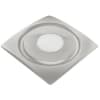 Aero Pure 90 CFM Slim Fit Bathroom Fan w/ LED Light & Humidity Sensor,  Satin Nickel