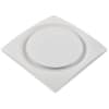 Aero Pure 33W Slim Fit Bathroom Ceiling & Wall Fan, Humidity Sensor, Low Profile, 90 CFM, White