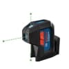 Bosch Self-Leveling Three-Point Alignment Laser, Green Beam, 125-ft Max