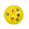 Ericson 5-20 NEMA Plug, Perma-Grip, 2P/3W, 1 Ph, 125V, Small, Yellow