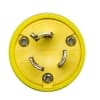 Ericson L6-15 NEMA Plug, Watertight, 2P/3W, 1 Ph, 125V, Small, Yellow