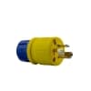 Ericson L7-15 NEMA Plug, Perma-Grip, 2P/3W, 1 Ph, 277V, Small, Yellow