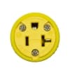 Ericson 5-20 NEMA Connector, Perma-Link, 2P/3W, 1 Ph, 125V, Small, Yellow