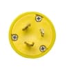 Ericson NEMA Plug, Perma-Link, 2P/3W, 1 Ph, 20A, 125V, Medium, Yellow