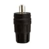 Ericson L6-20 NEMA Plug, Watertight, 2P/3W, 1 Ph, 250V, Medium, Black