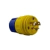 Ericson MED Perma-Tite Plug, Non-NEMA, WT, Extreme Grade, 125/250V, 20A