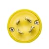 Ericson NEMA Plug, Perma-Link, 3P/4W, 1 Ph, 20A, 125/250V, Medium, Yellow