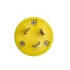 Ericson L5-30 NEMA Plug, Watertight, 2P/3W, 1 Ph, 125V, Medium, Yellow