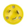 Ericson L6-30 NEMA Plug, Watertight, 2P/3W, 1 Ph, 250V, Medium, Yellow