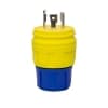Ericson L7-30 NEMA Plug, Watertight, 2P/3W, 1 Ph, 277V, Medium, Yellow