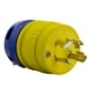Ericson NEMA Plug, Perma-Link, 3P/4W, 3 Ph, 30A, 250V, Large, Yellow