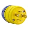 Ericson NEMA Plug, Perma-Link, 3P/4W, 3 Ph, 30A, 480V, Large, Yellow