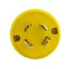 Ericson NEMA Plug, Perma-Link, 3P/4W, 3 Ph, 20A, 600V, Large, Yellow