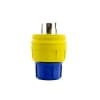 Ericson LG Perma-Tite Plug, Non-NEMA, WT, Extreme Grade, 120-208V, 30A