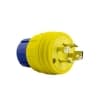 Ericson L18-30 NEMA Plug, Watertight, 3P/4W, 3 Ph, 120-208V, LG, Yellow