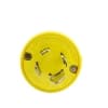 Ericson L18-30 NEMA Plug, Watertight, 3P/4W, 3 Ph, 120-208V, LG, Yellow