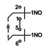 Ericson Pendant Switch, Momentary w/ Mechanical Interlock, 1NO / 1NO