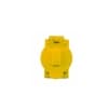 Ericson Flip Lid Cover for California Style Receptacle, Yellow