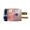 Ericson 5266L Lighted Perma-Spec Straight Blade Plug, NEMA 5-15, 125V