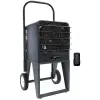 King Electric 10kW Platinum Portable Unit Heater w/ Remote & 25-ft Cord, 725 CFM, 1 Ph, 208V/240V, Gray