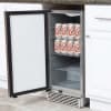 Whynter Indoor/Outdoor Beverage Cooler, 115V, Stainless Steel