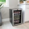 Whynter 85W Beverage Cooler, 121-Can, 115V, Stainless Steel & Black