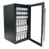 Whynter 85W Beverage Cooler, 117-Can, 115V, Stainless Steel & Black