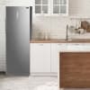 Whynter 130W Upright Deep Freezer & Refrigerator, 115V, Stainless Steel