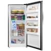 Whynter 280W Upright Deep Freezer & Refrigerator, 115V, Stainless Steel