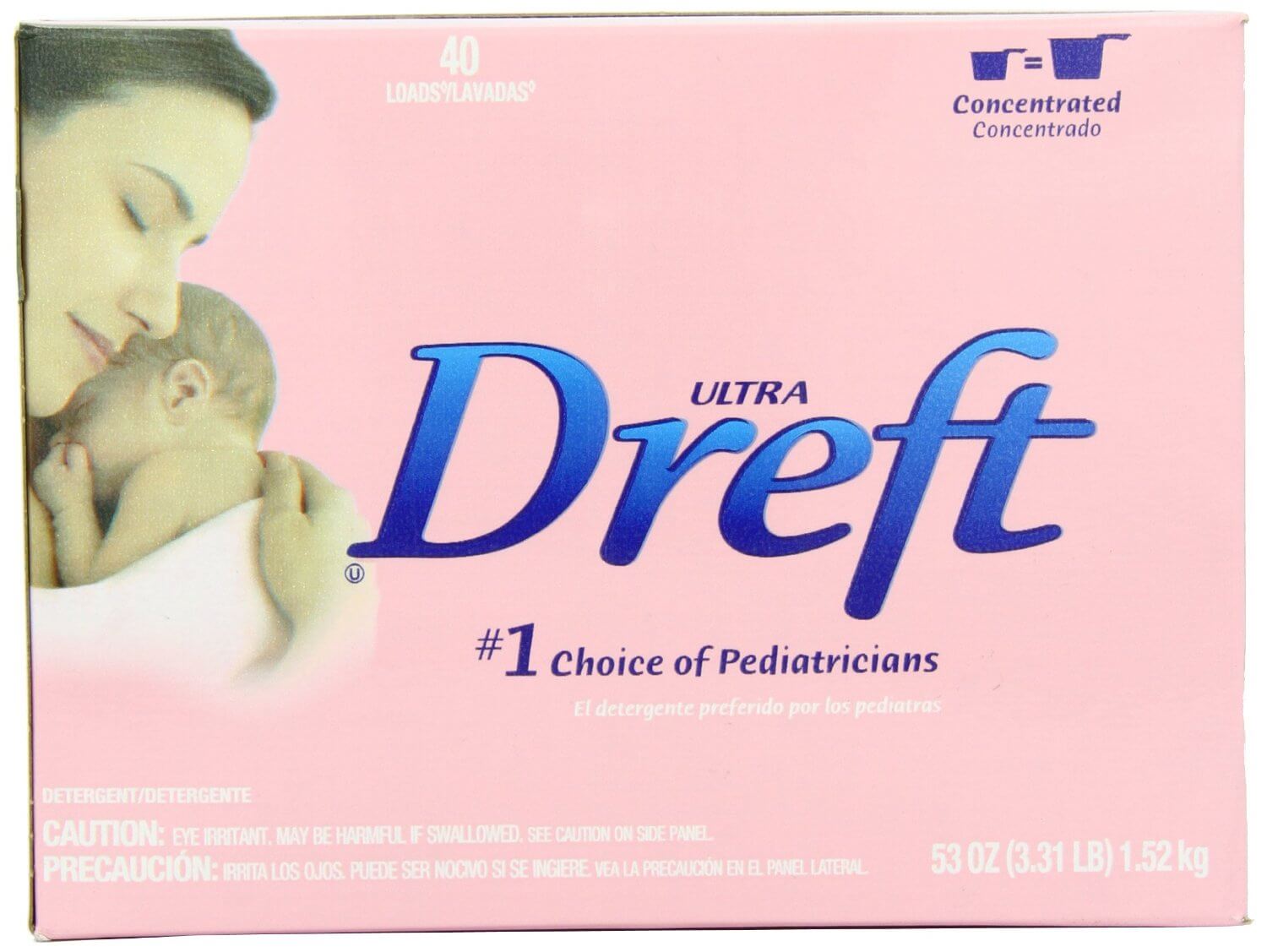 Dreft Ultra Powdered Laundry Detergent 53 Oz. ( 85882)