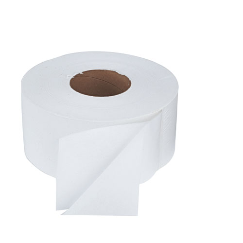 Boardwalk Green Seal Certified White Jumbo Toilet Paper Roll, 1000ft