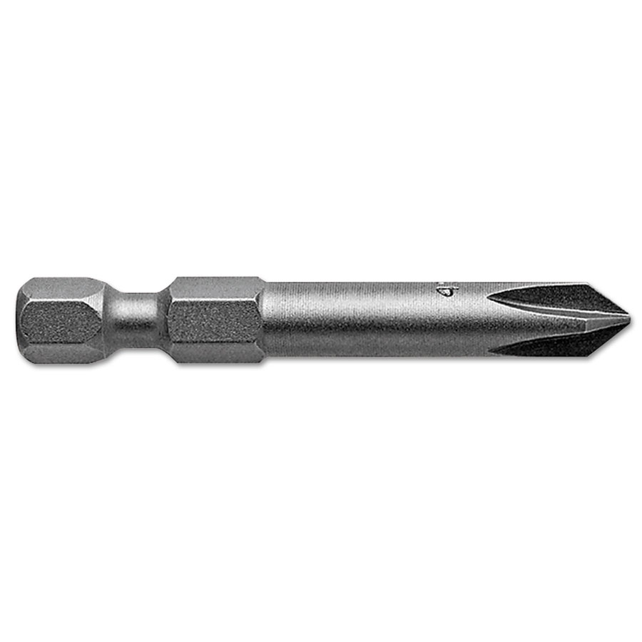 3.5 Inch 2 Phillips Head Power Bit, 1/4 Hex Power Drive Shank ( 492BX)