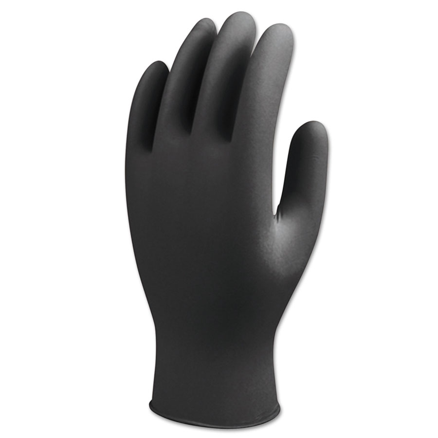 NDex Nighthawk Gloves, Nitrile, XLarge, Black ( 7700PFTL