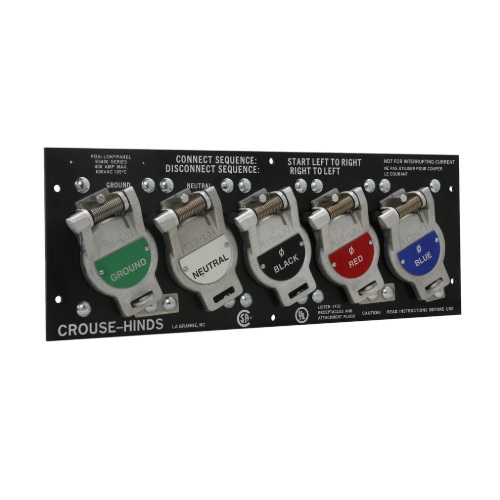 Eaton Wiring Posi-Lok E0200 Series Male Panels, Green/White/Black/Red