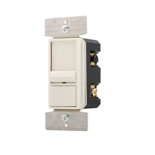 Eaton Wiring 1200/1660W Slide Dimmer, Single Pole, 120/277V, Light