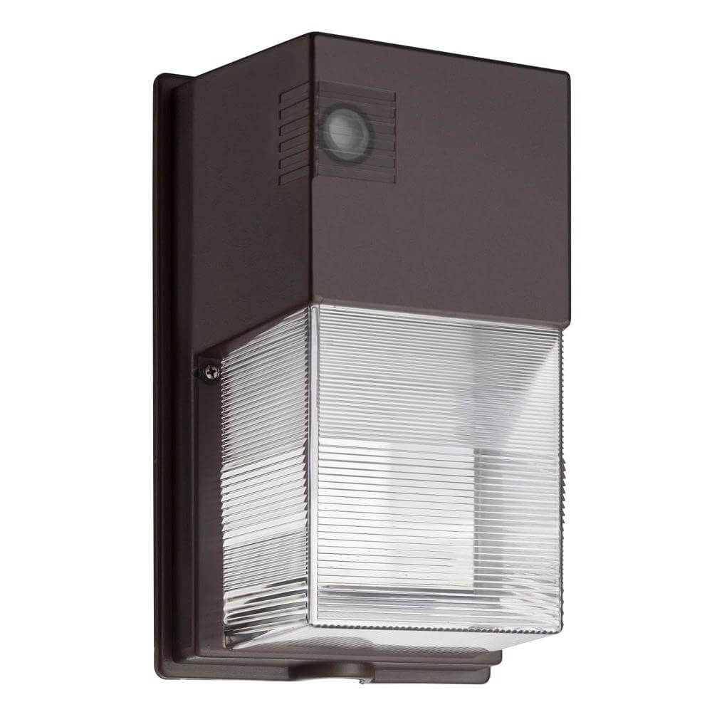 30W LED Slim Wall Pack Light – IP65 Outdoor Security Fixture, 5000K Cool White, Bronze