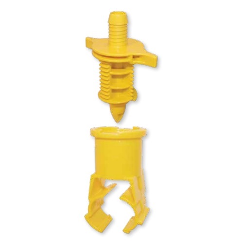 King Innovation Blazing Swing Pipe Barb Saddle for 1.25 Inch PVC Pipe